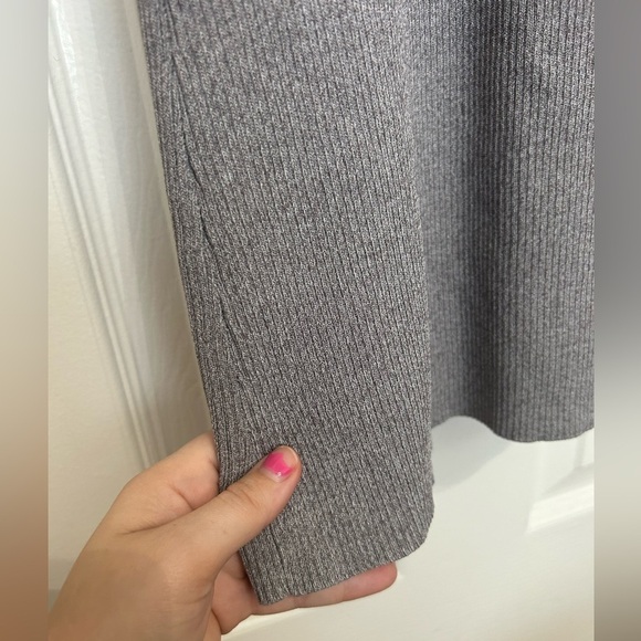 Dissh - Gomez Grey Strapless Rib Dress Size Medium - Picture 9 of 13